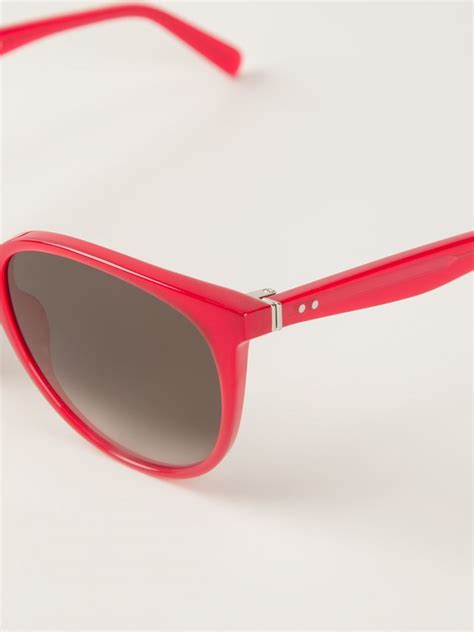 celine thin mary sunglasses red|SUNGLASSES WOMEN .